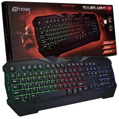 TECLADO GAMER RETOILUMINADO NOGANET NKB-GK23