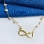 Cod 466 Choker pérolas, folheados a ouro 18k. - loja online