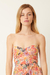 STRAPLESS HELEN PRINT FLOREADO