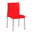 Cadeira Polipropileno Vermelha Edition Niquelart