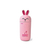 Garrafa De Água Infantil Coelhinho 350ml Rosa