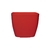Vaso Plástico Musique Quadrado Vermelho Compatível Com Pote Nº 15