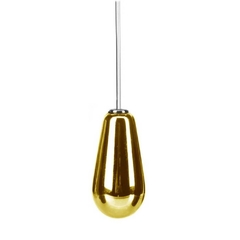 Cone vaginal HARD de metal dourado 32gr - comprar online