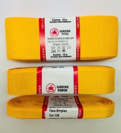 FITA SANDING COR 136 AMARELO ESCURO - 10 METROS - comprar online