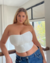 corset heart white - comprar online