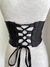 Imagen de corset caoba black leather