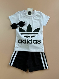 CONJUNTO ADIDAS PRETO LISTRAS | G AO 6