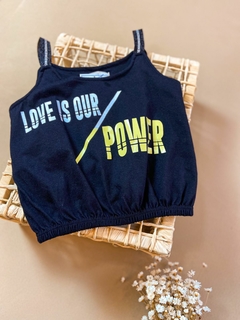 CROPPED LOVE IS OUR POWER - comprar online