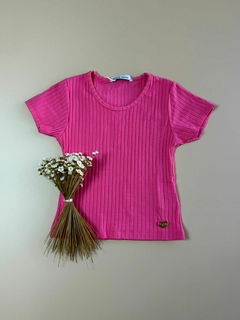 BLUSA CANELADA PINK | 1 AO 6