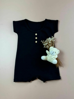 ROMPER TAYLOR PRETO | P AO 1 - FLOÁH Baby Store