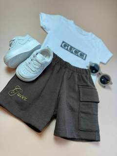 CONJUNTO GUCCI MARROM | 1 AO 6 - comprar online