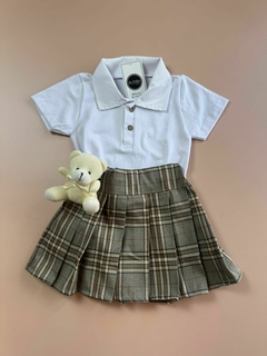 CONJUNTO CAMISA + SAIA SOPHIA | 3 AO 6