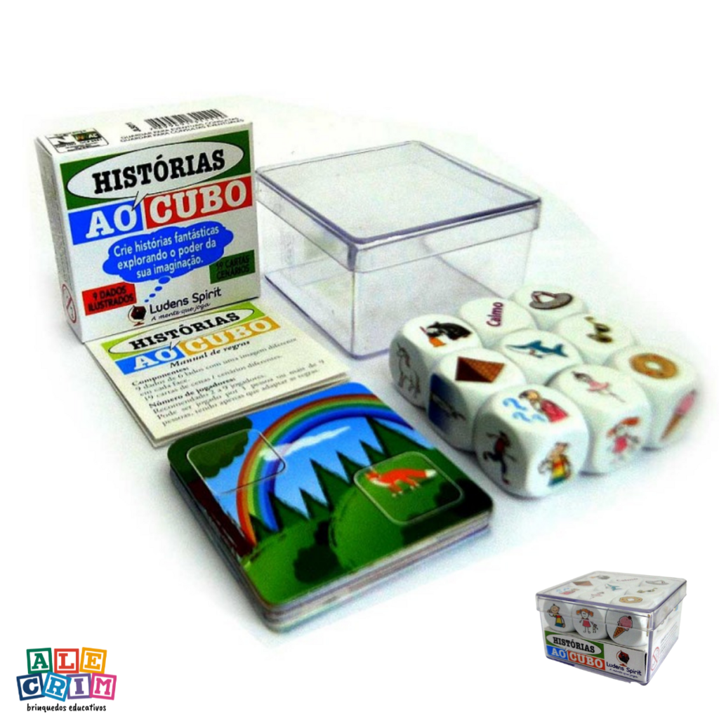 Jogo de imaginação, brinquedos educativos