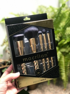 Kit de Pincéis Precious Gold - ED006 Macrilan - comprar online