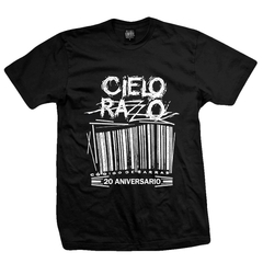 Remera CIELO RAZZO - Codigo de barras, 20 aniversario