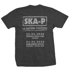 Remera SKA P - La lucha continua gris - comprar online