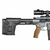 Pistol Grip GRADUS Emborrachado (p/ AR/M4) (Tan) - Fab Defense na internet