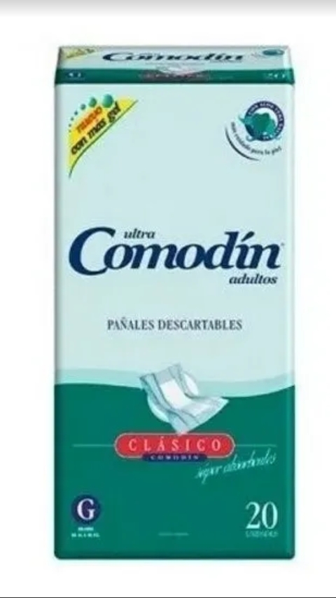 Comodin Clasico Recto G x 20 - Pañalera Do Re Mi