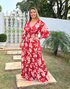 VESTIDO DUNNA FLORIDO REBECA - Gilli Store