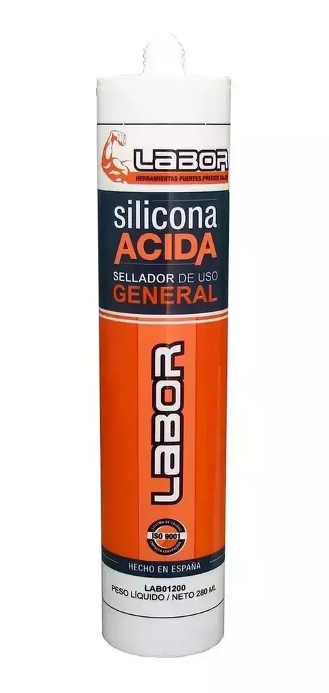 SILICONA ACIDA TRANSPARENTE 280ML