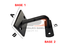 PASAMANO CON BASE HIERRO FORJADO - comprar online