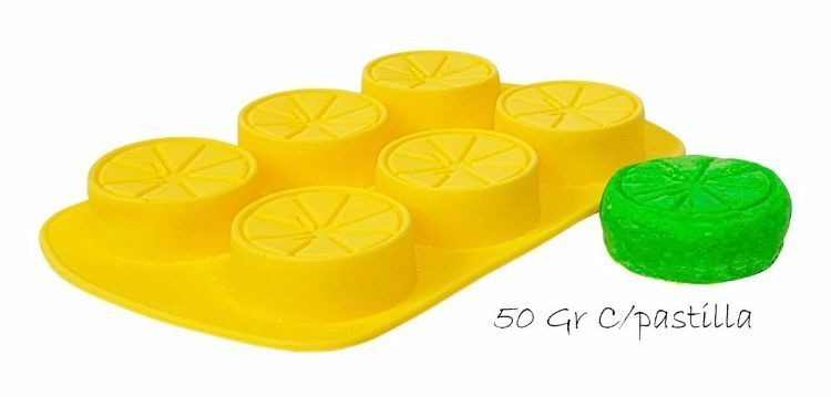 Molde Silicona Limón X 6 Cavidades