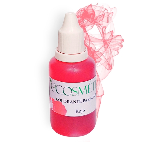 Colorante líquido Concentrado 30 Cc Rojo Ecosmetica