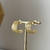 Brinco Argola com Detalhes Vazados banhado com ouro 18k