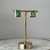 Brinco Quadrado Verde Grande Banhado com Ouro 18k - comprar online