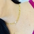 Colar Luxo com Chuveirinho Cravejado Banhado com Ouro 18k - Ana Patrícia Joias