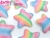 Aplique Estrela com Glitter Arco Íris na internet