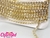 Corrente de Strass Cristal Dourada - comprar online