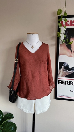 Blusa terracota