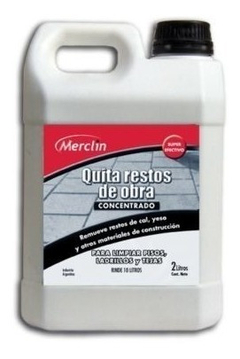 Limpiador Aceite Quita Restos De Obras Gel 2 Litros Merclin - comprar online