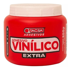 Adhesivo Cola Vinílico Pegamento Extra Tacsa X 500grs