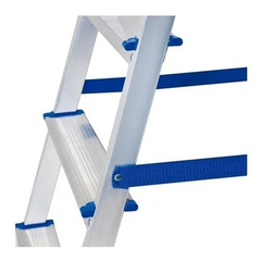 Escalera De Aluminio De 6 Peldaños Reforzado Con Antidesliza - tienda online