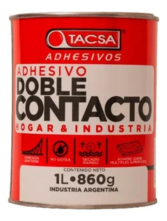 Adhesivo Doble Contacto Tacsa Lata X 1 Lts.