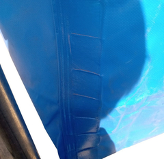 Pileta Estructural Rectangular Nahuel N°3 Con Accesorios Con Capacidad De 1250 Litros De 2m De Largo X 1.25m De Ancho Azul Diseño Bicolor - tienda online