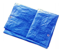 Cobertor Lona Plástica Multiuso 4 X 6 Metros Color Azul - comprar online