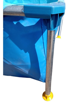 Imagen de Pileta Estructural Rectangular Nahuel N°3 Con Accesorios Con Capacidad De 1250 Litros De 2m De Largo X 1.25m De Ancho Azul Diseño Bicolor