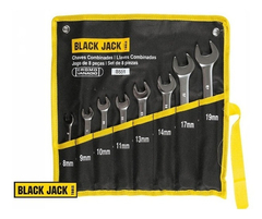 Juego Llaves Combinadas 8-19 Mm Black Jack Set X 8 Cromo Van - comprar online