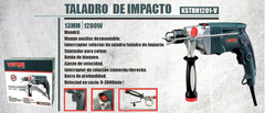 Taladro Eléctrico Impacto Versa 13mm 1200w 3 Años - comprar online