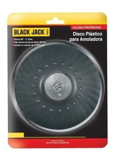 Disco Plastico Para Lija O Bonete 115 Mm Rosca 5/8 11 Hilos Cantidad De Granos 1