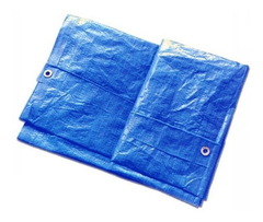 Cobertor Lona Plástica Multiuso 4 X 6 Metros Color Azul