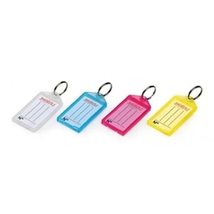 Chaveiro Plástico Com Etiqueta de Identificação Waleu (Caixa Com 100 und.) - comprar online