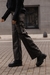 Pantalón Wide Leg engomado cargo - Prany - Ropa por Mayor Femenina