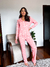 Pijama Americano Feminino Longo Estrela