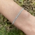 Pulsera tennis en Plata 925 con mini cubics celestes