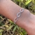 Pulsera oval en Plata 925 con cubics