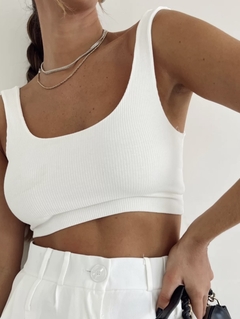 CROPPED BISBEE BRANCO - comprar online